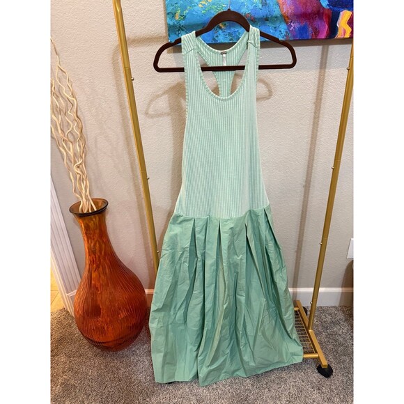 Free People Drops Of Venus Midi Dress Large - Picture 2 of 7